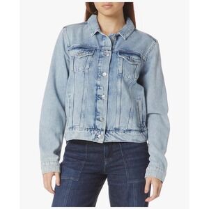 PAIGE Rowan Denim Jacket Womens Medium Dorah Light Wash Cotton Lyocell